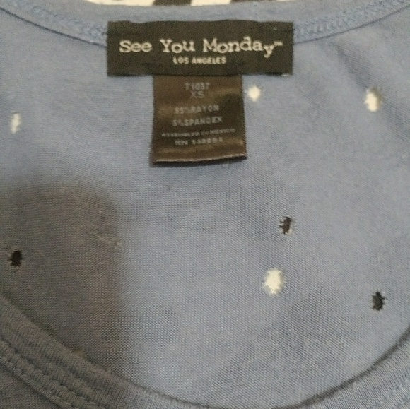 Forever 21 & SeeYou Monday XS & Small Tee๐๐ ๐ - Picture 8 of 8